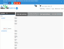 Tablet Screenshot of myhealthpharma.com